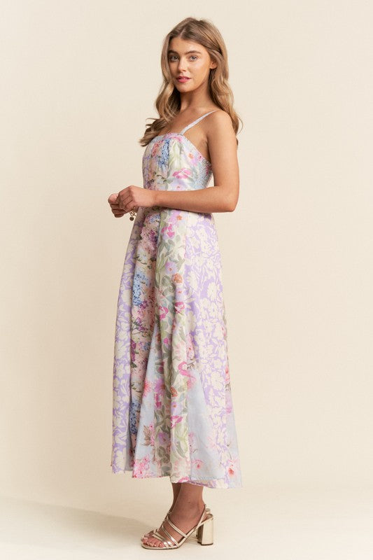 The Scarlett| Floral Patchwork Dress
