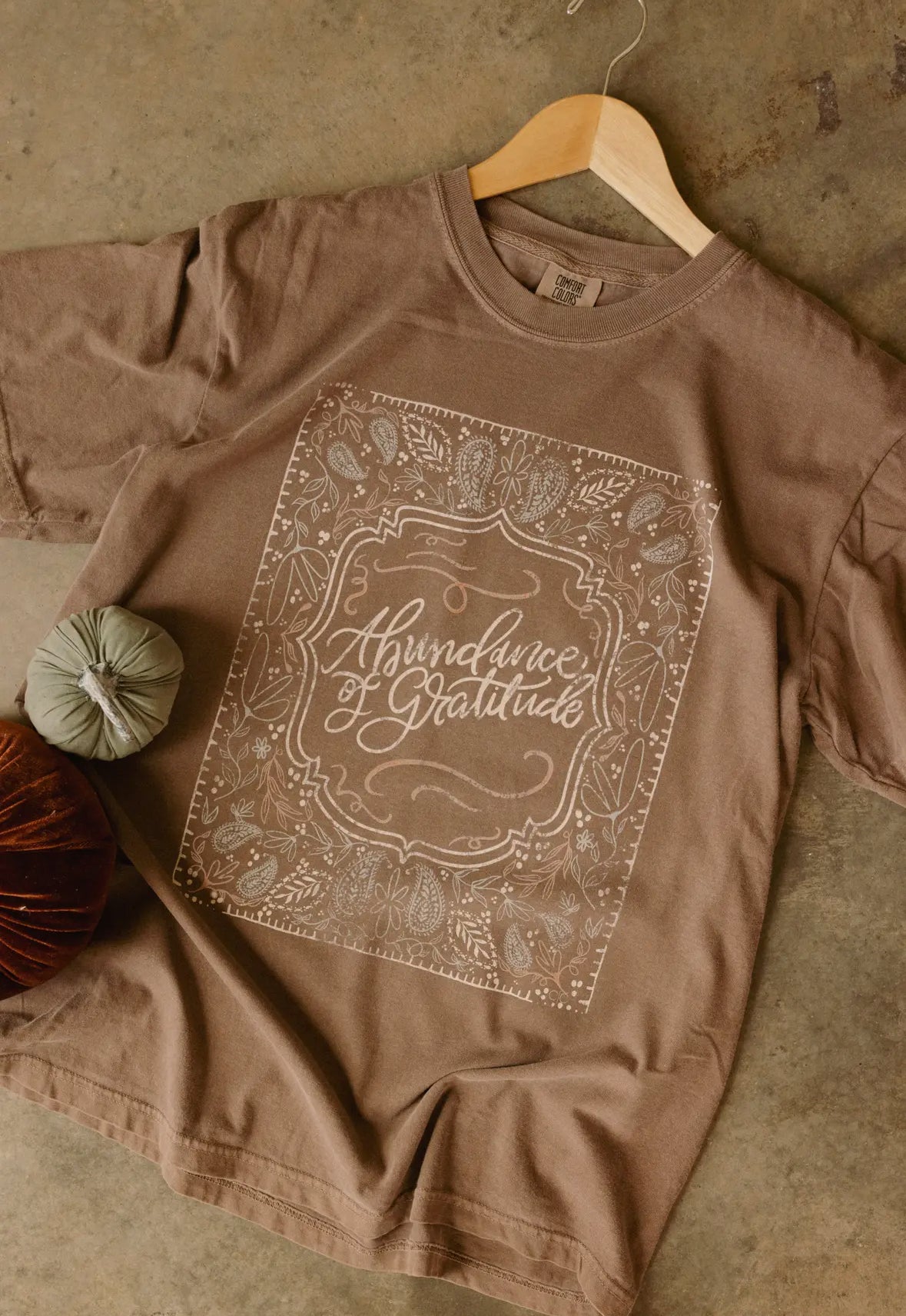 Abundance of Gratitude Comfort Colors Tee