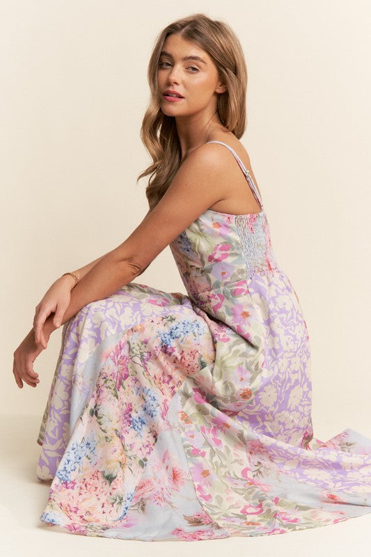 The Scarlett| Floral Patchwork Dress