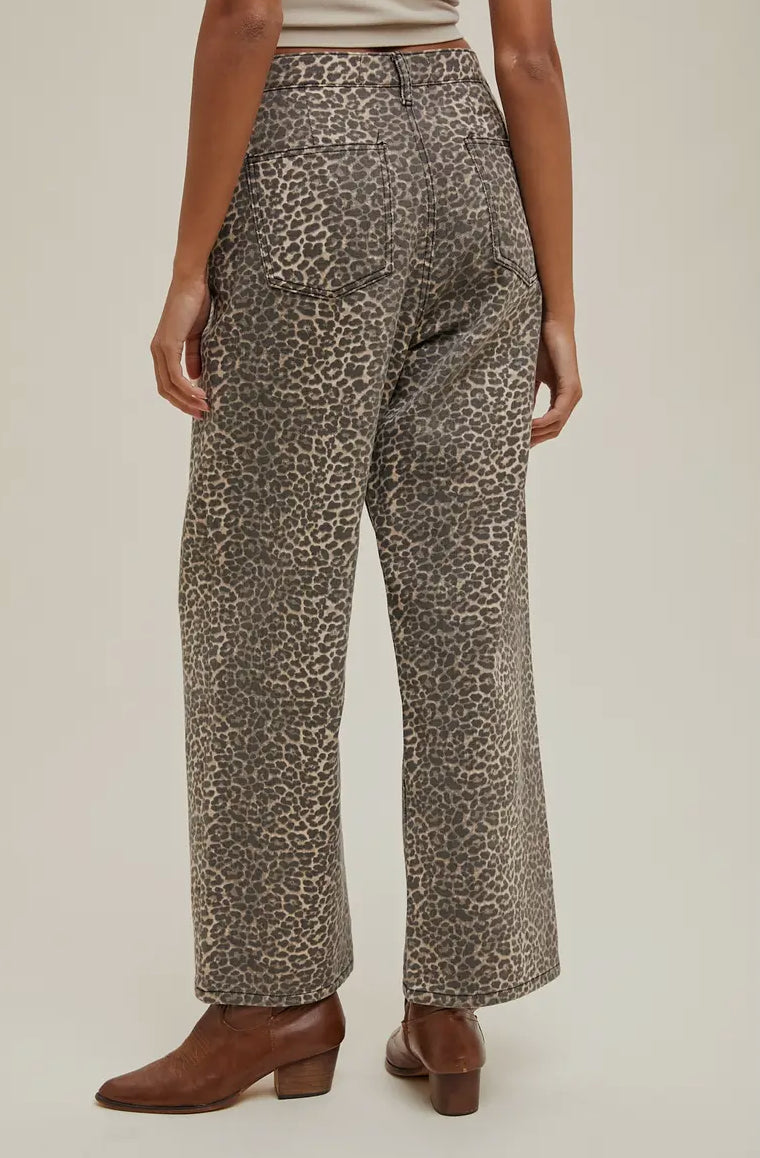 Mom Leopard Jeans