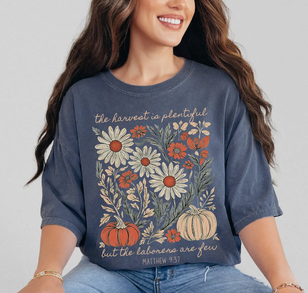 Harvest Is Plentiful Comfort Color Tee
