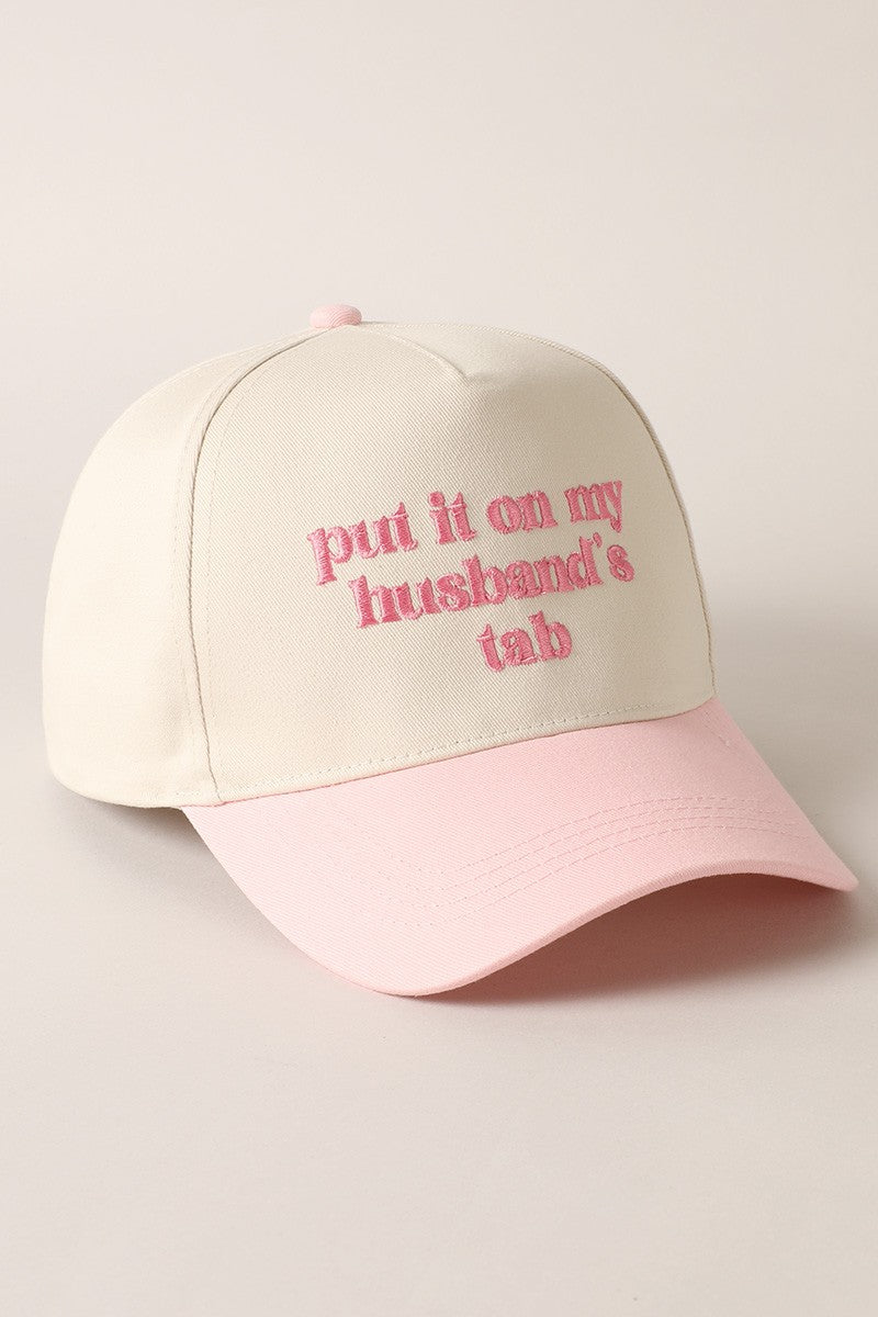 Put It On My Husband’s Tab Trucker Hat