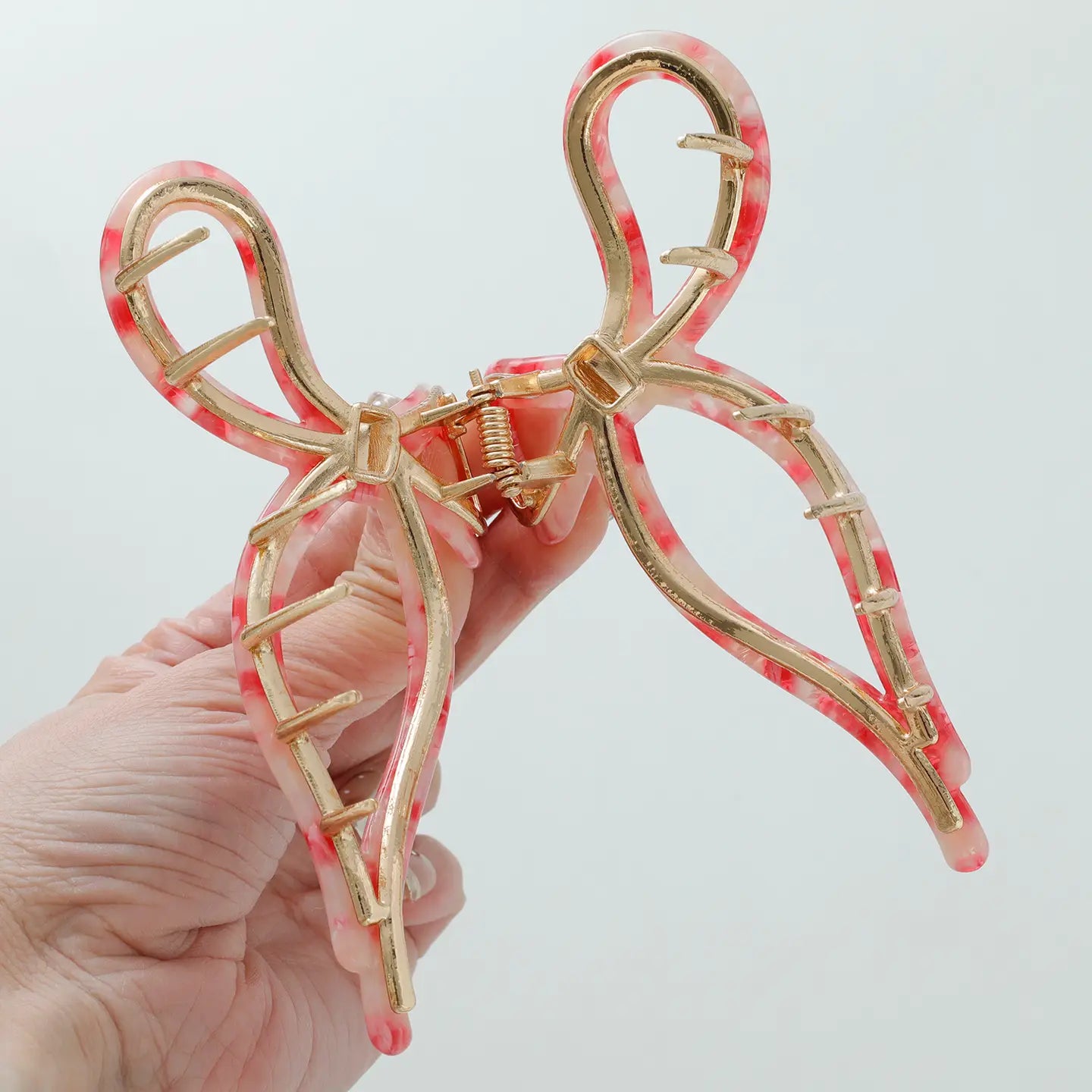 Sabrina Rose Bow Claw Clip