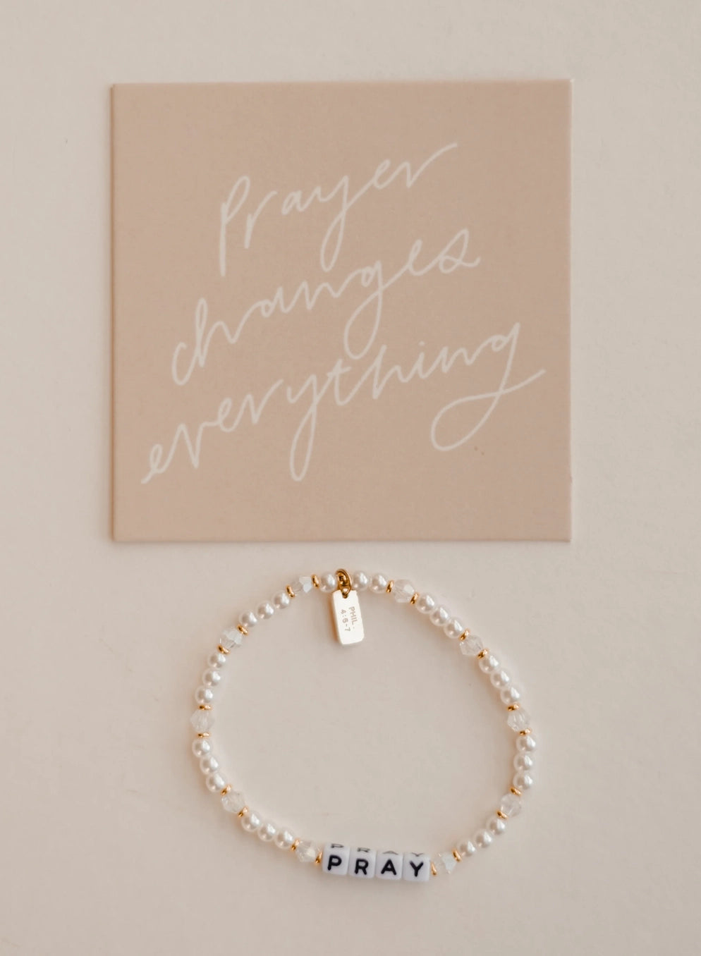 Pray Beaded Bracelet