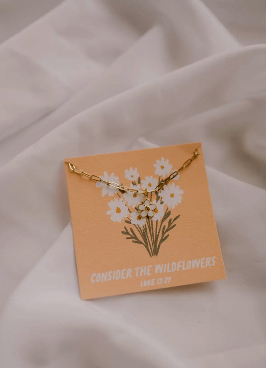 Consider the Wildflowers Charm Necklace