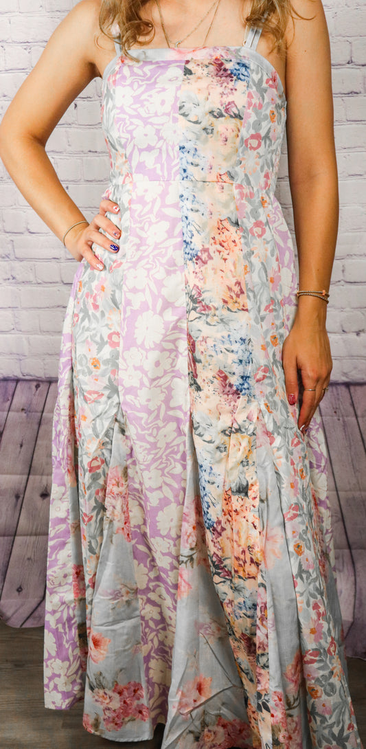 The Scarlett| Floral Patchwork Dress