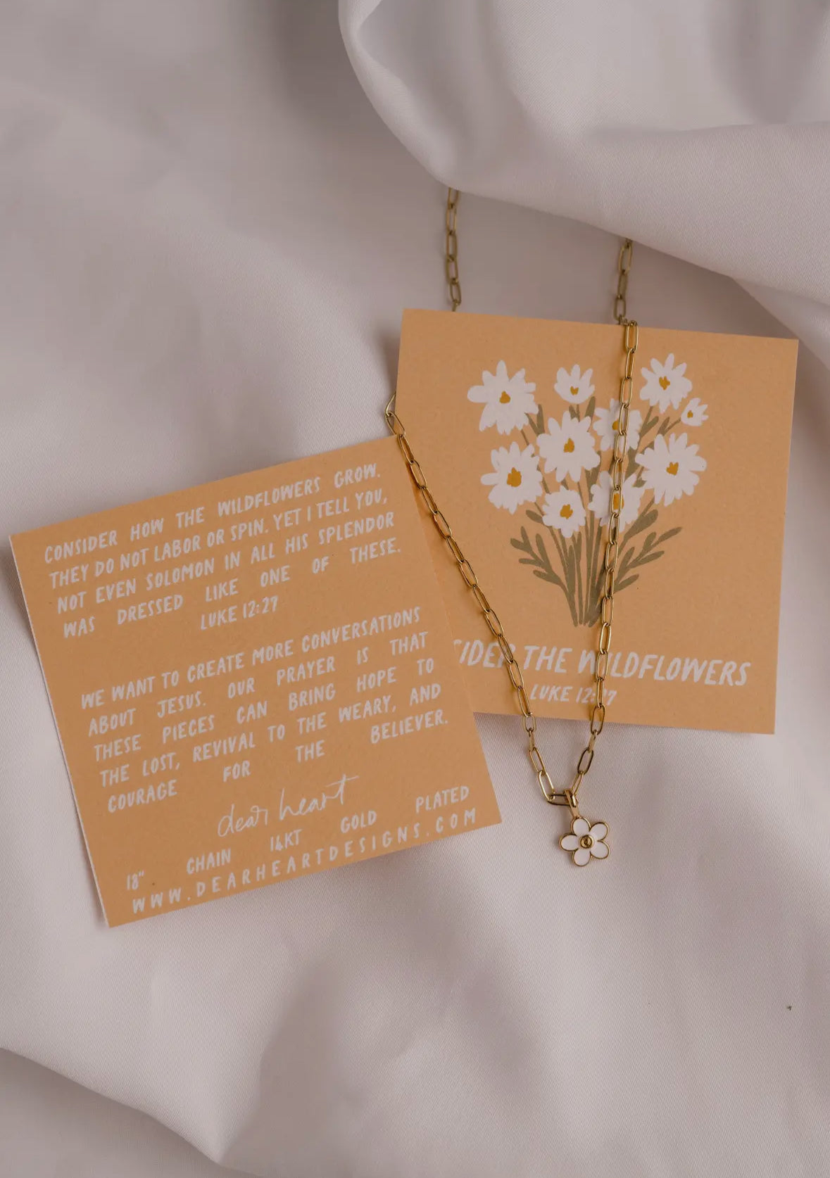 Consider the Wildflowers Charm Necklace