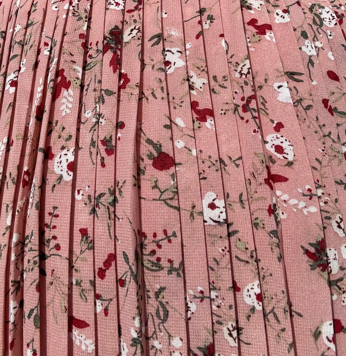 The Oaklee| Pleated Floral Midi Dress