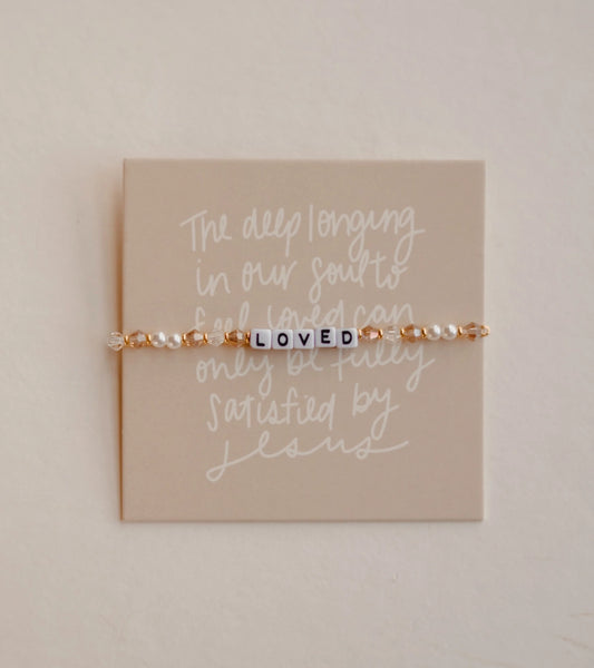 Loved Beaded Bracelet