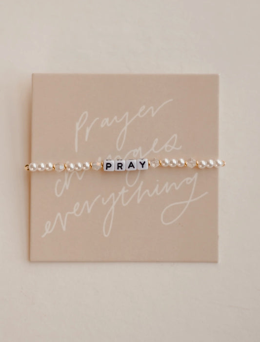 Pray Beaded Bracelet